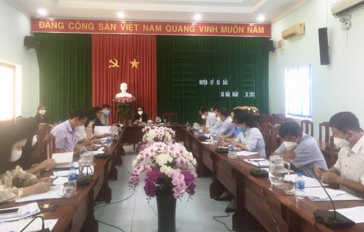 Ban Kinh tế - Ngân sách HĐND tỉnh: Khảo sát công tác quản lý trật tự xây dựng trên địa bàn huyện Gò Dầu